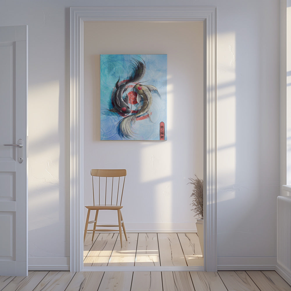 Ljus Koi | Canvas