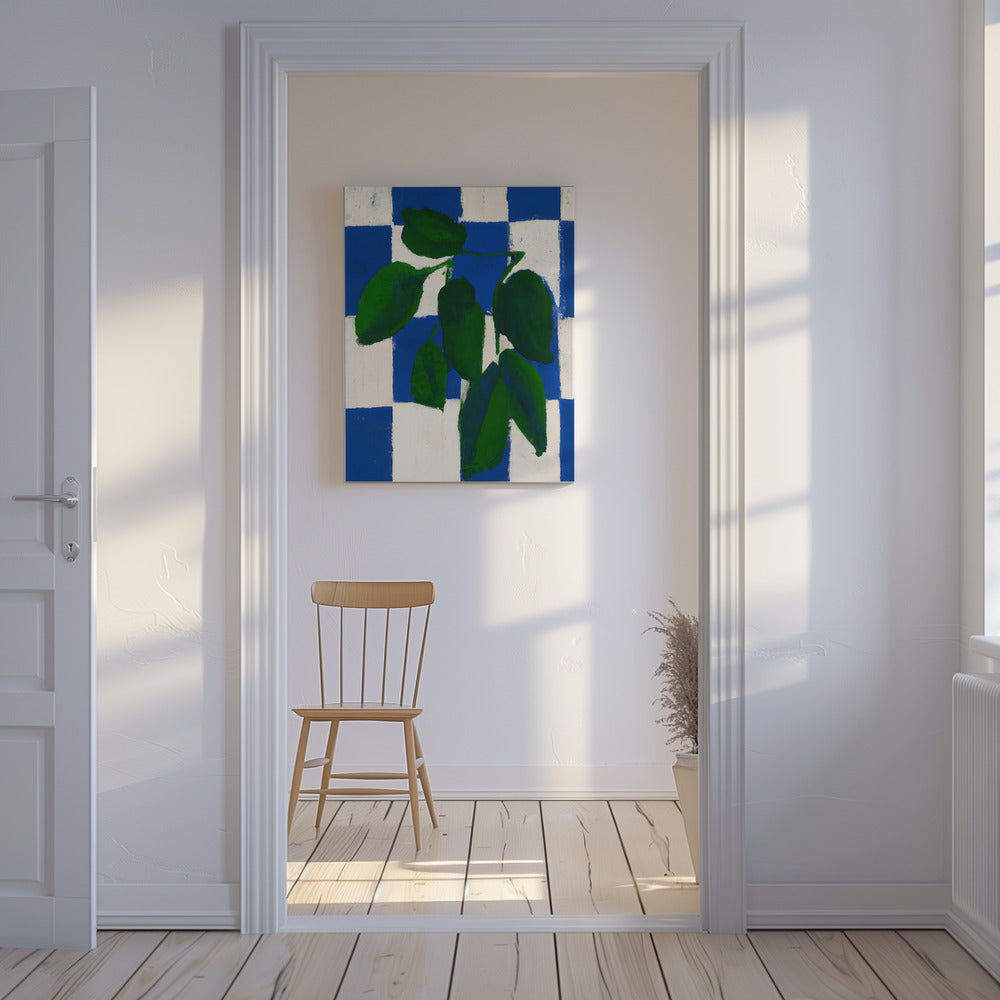Rutig grönska | Canvas