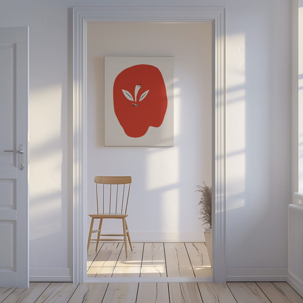 Big Red Apple | Canvas