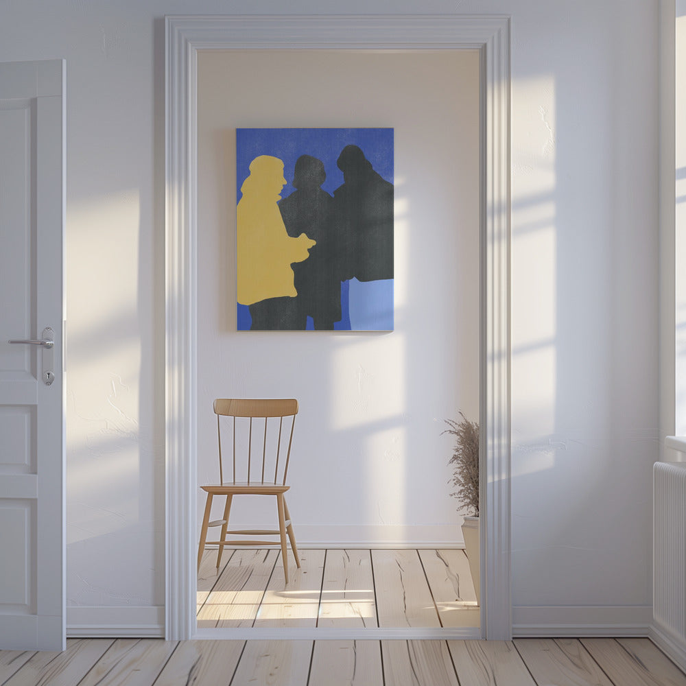 silhouettes of people | Canvas