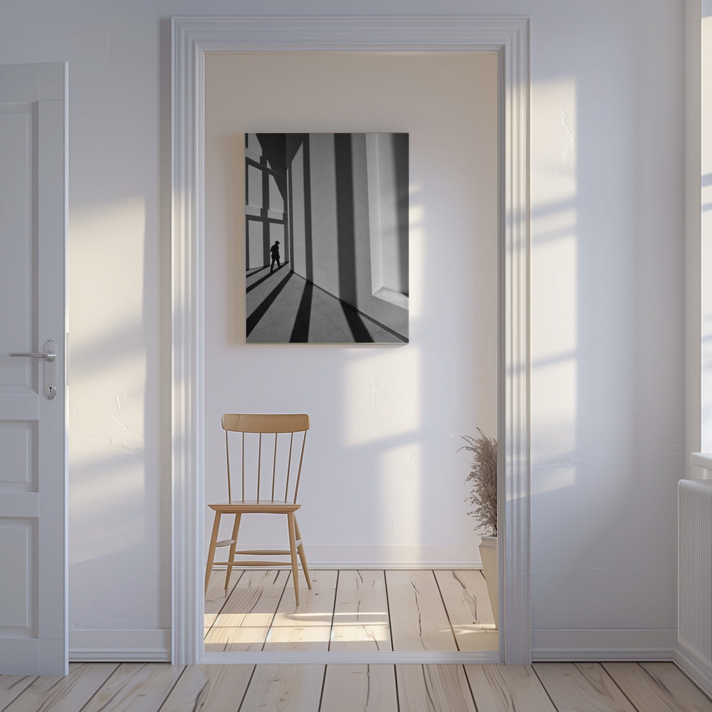 linea nera | Stampe su Tela