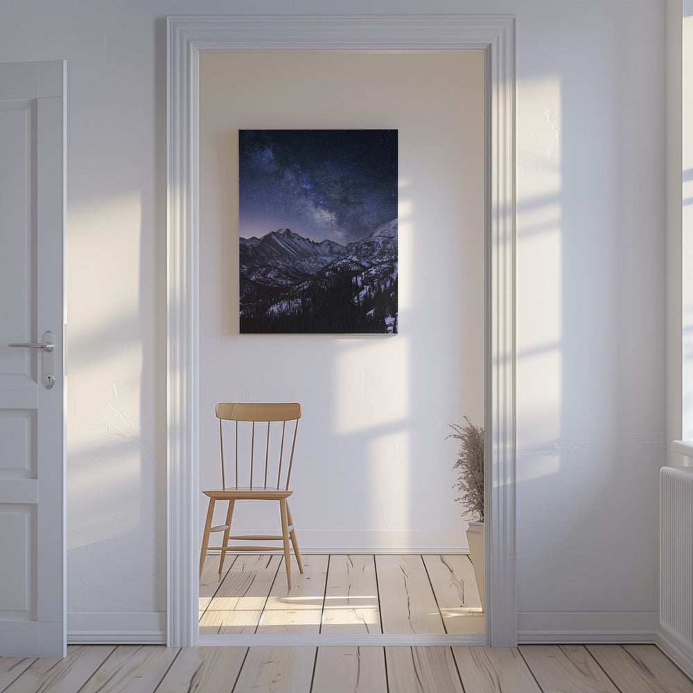 Milky Way over Longs Peak | Canvas