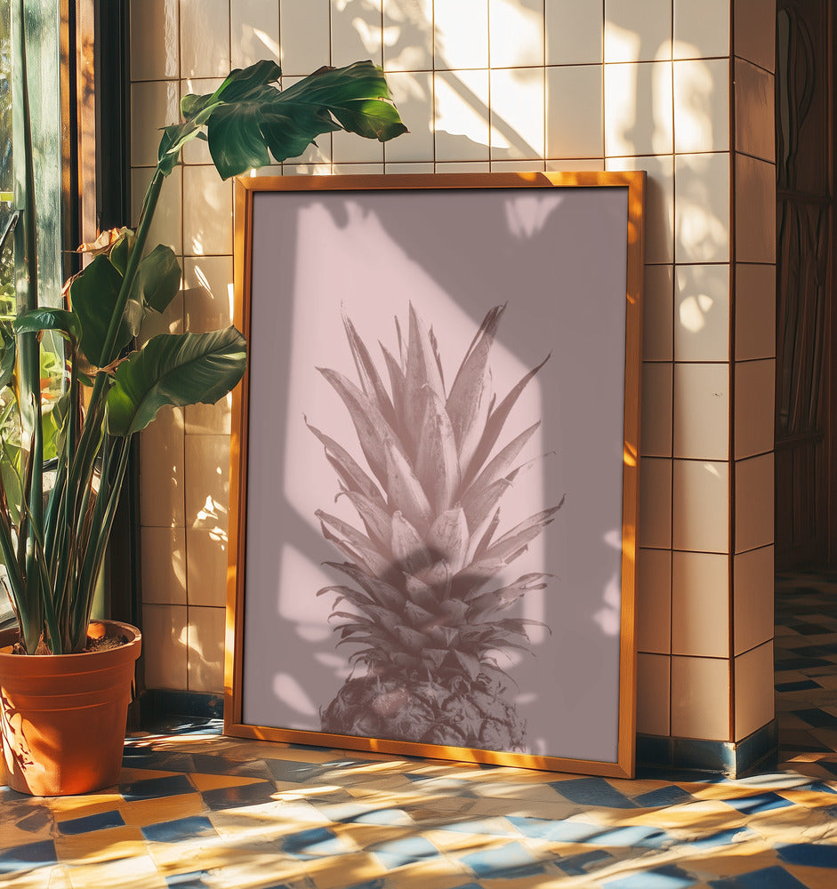 Ananasrosa 05 | Plakater - Kunsttrykk