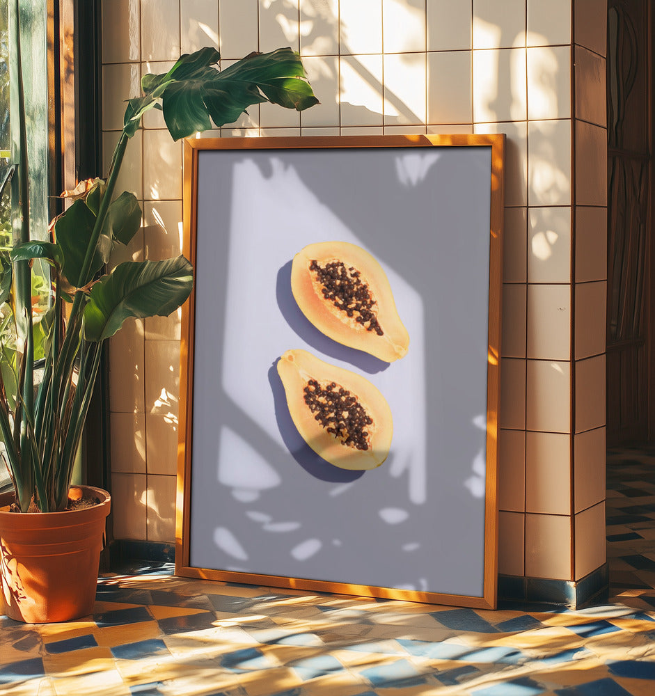 Papaya_1 | Plakater - Kunsttrykk