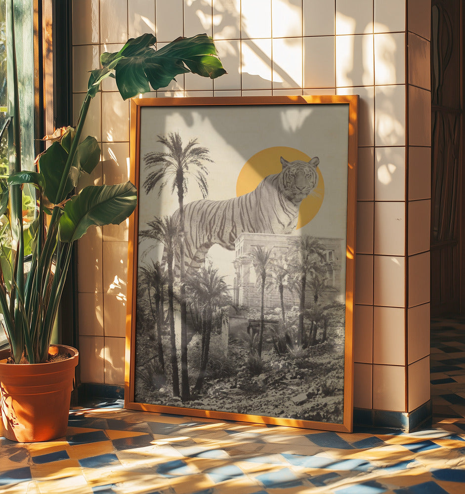 Jättetiger i ruiner | Poster