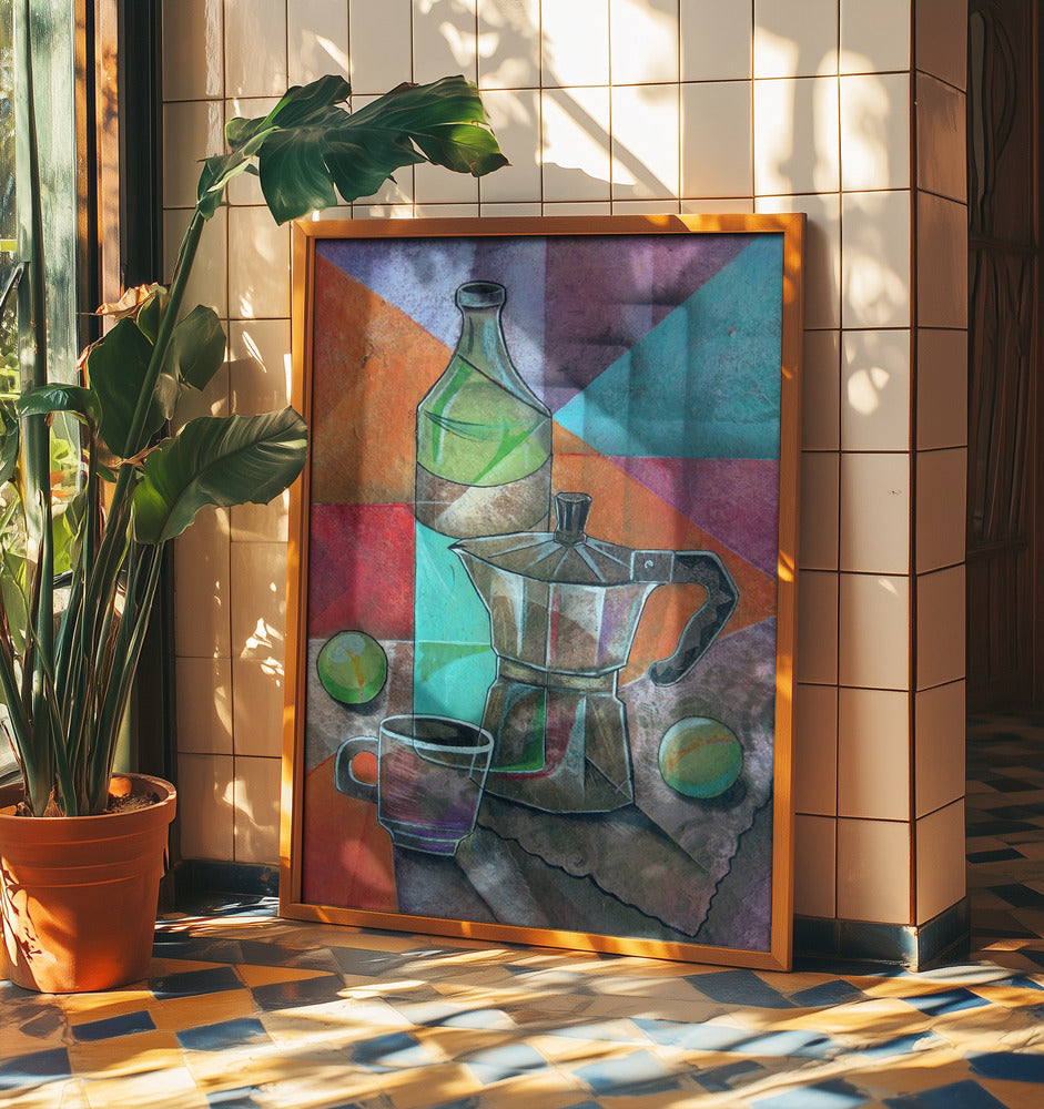 Stilleben med kaffekanna | Poster