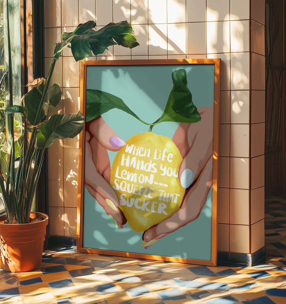 Pressa citronen | Poster