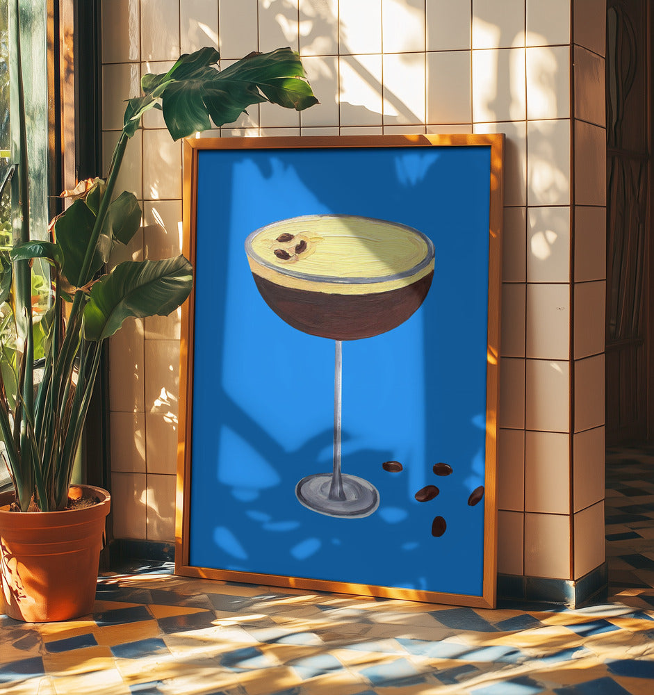 Espresso Martini Blue | Poster