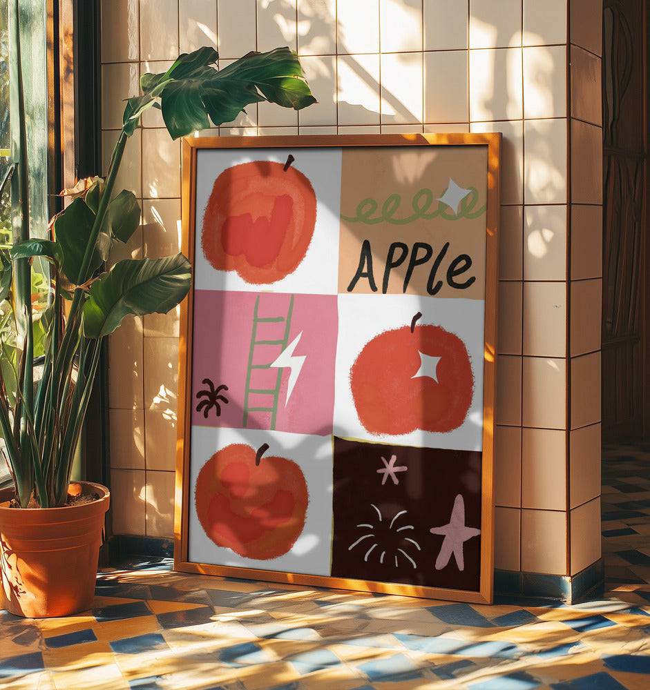 Apfel Poster - Kunstdruck | Poster - Kunstdruck