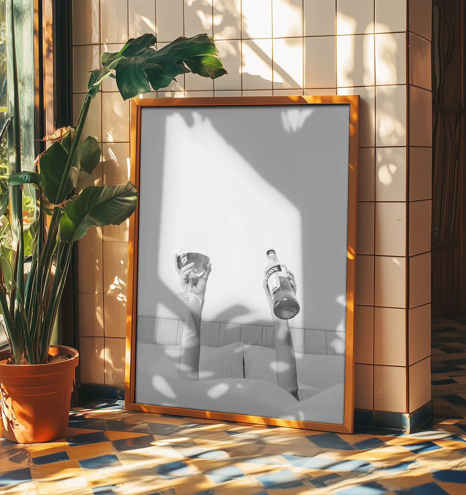 Aperol In Bed Grainy | Poster