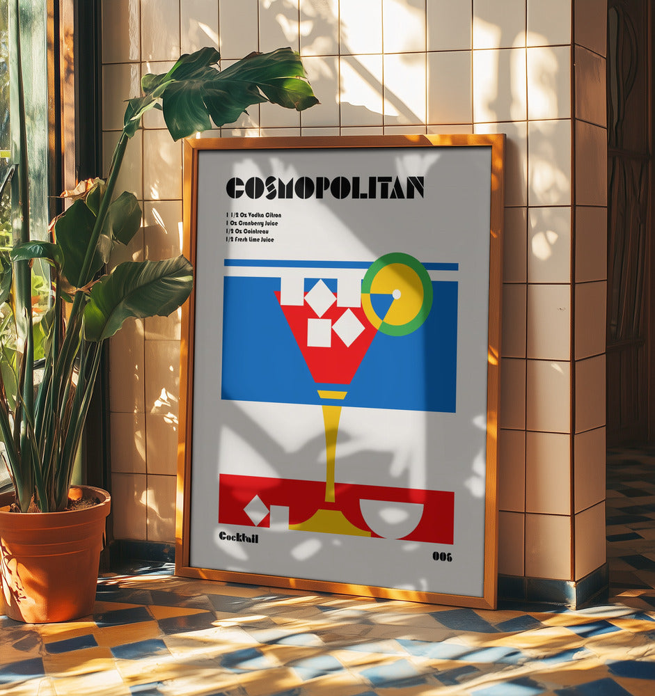 Kosmopolitisk Bauhaus-cocktail | Poster