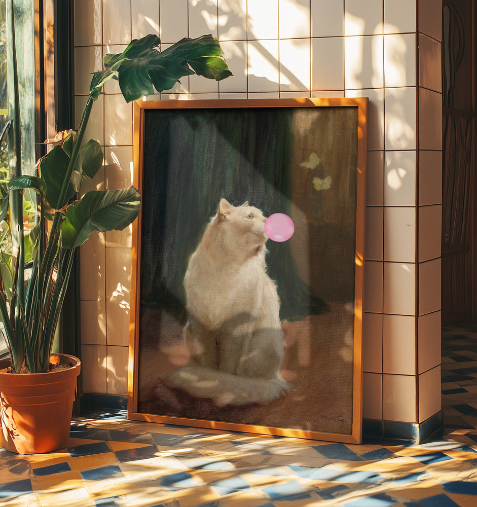 Tuggummi och katt | Poster
