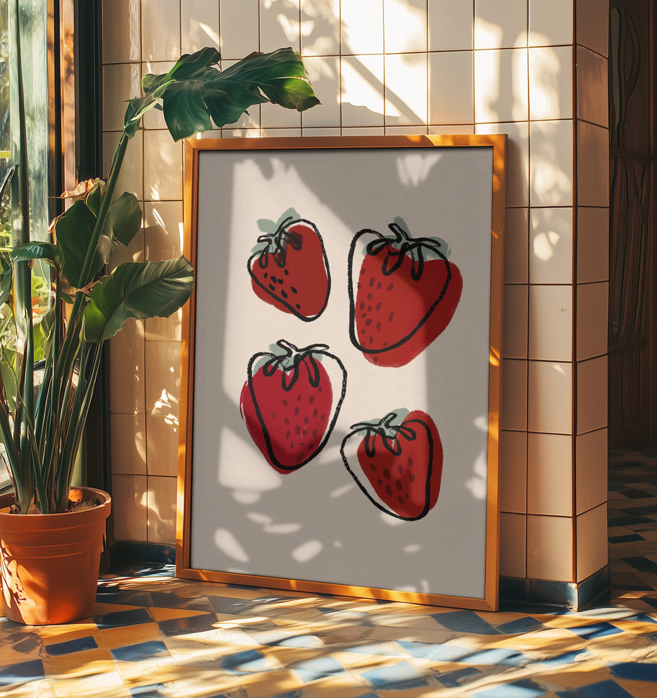 Erdbeeren | Poster - Kunstdruck