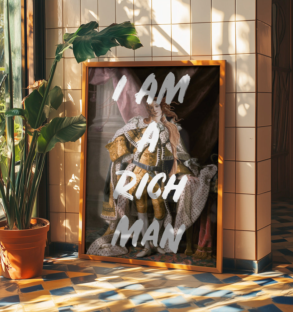 Richmanwhitetext Ratioiso | Affisch