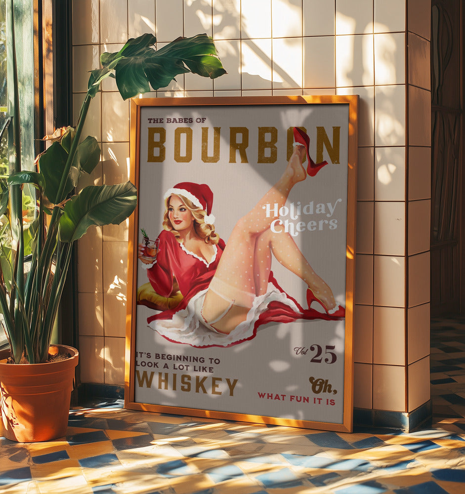 Babes of Bourbon Vol 25 Julstämning Pinup | Poster