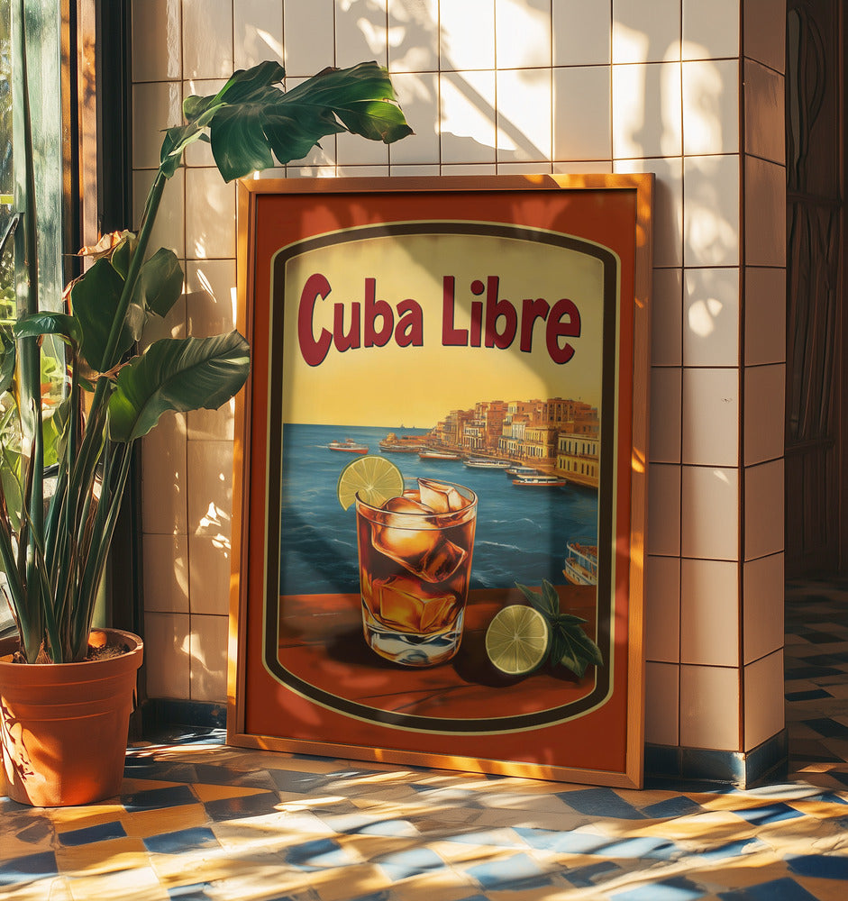 Cuba Libre Vintage Reklam | Affisch