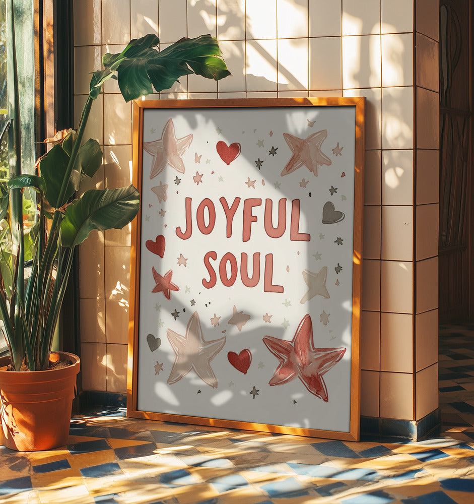 Fröhliche Seele | Poster - Kunstdruck