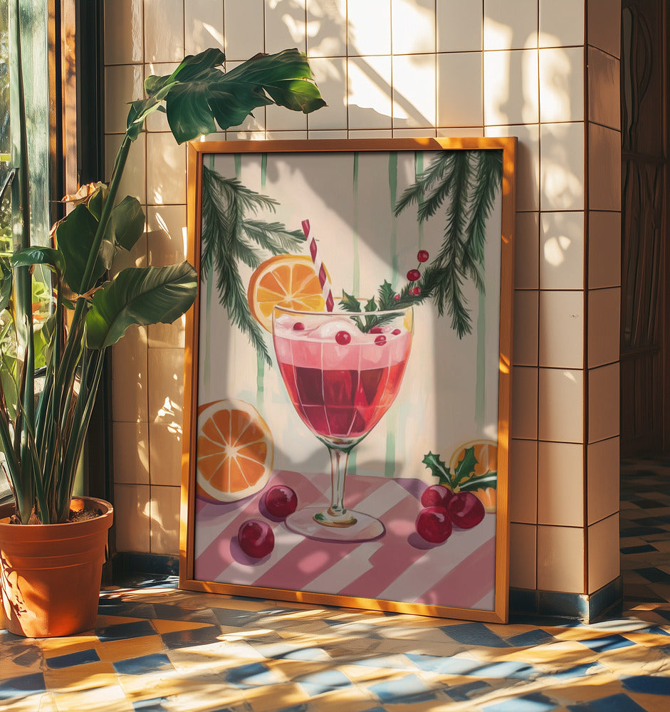 Julens röda cocktail | Poster