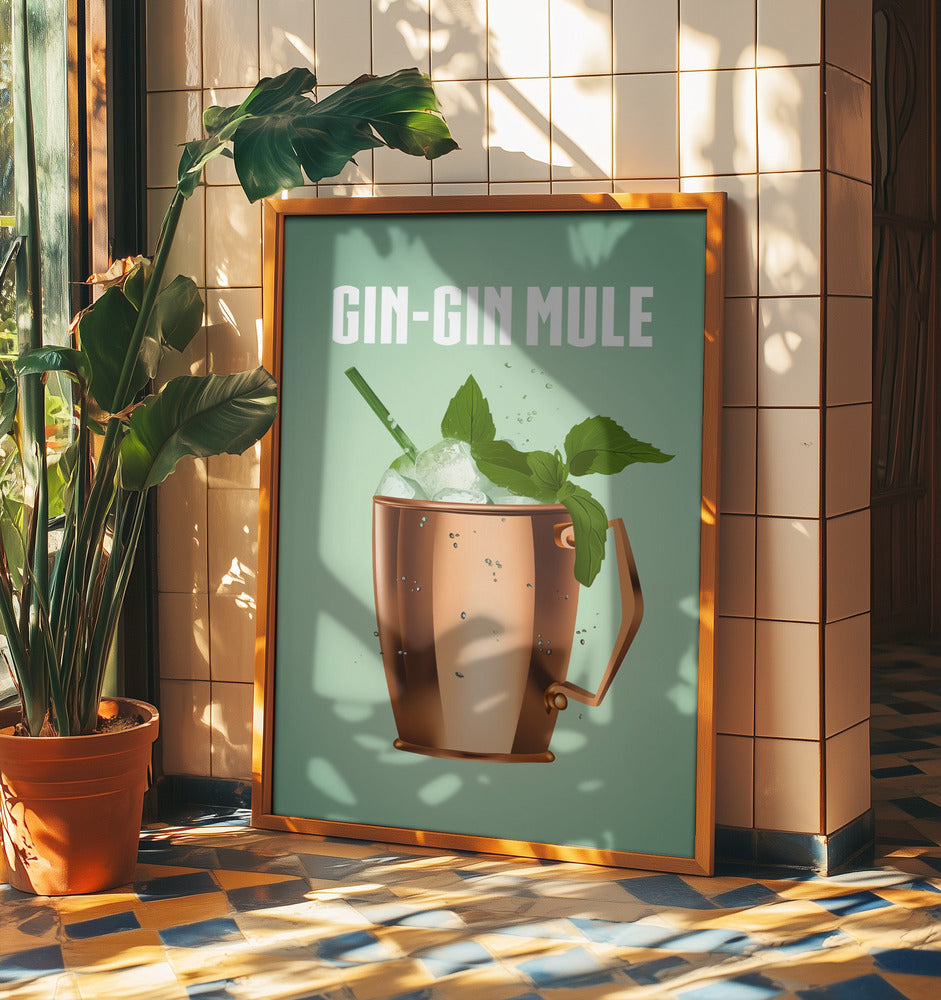 Gin Gin Mule Koppar | Poster