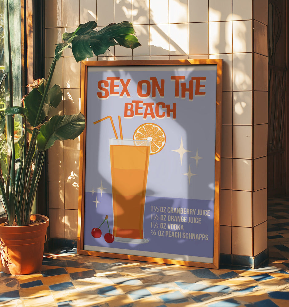 Sex på stranden | Poster