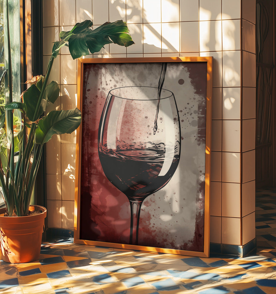 Rött Rött Vin Nr 5 | Poster