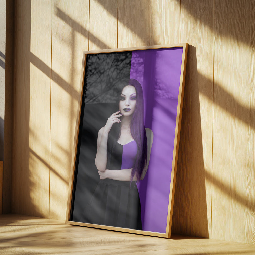 Paint it Black ... and Purple | Poster