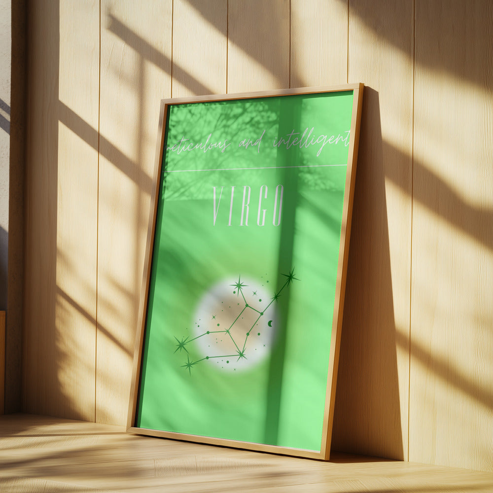 Jungfruns stjärnteckentryck | Poster