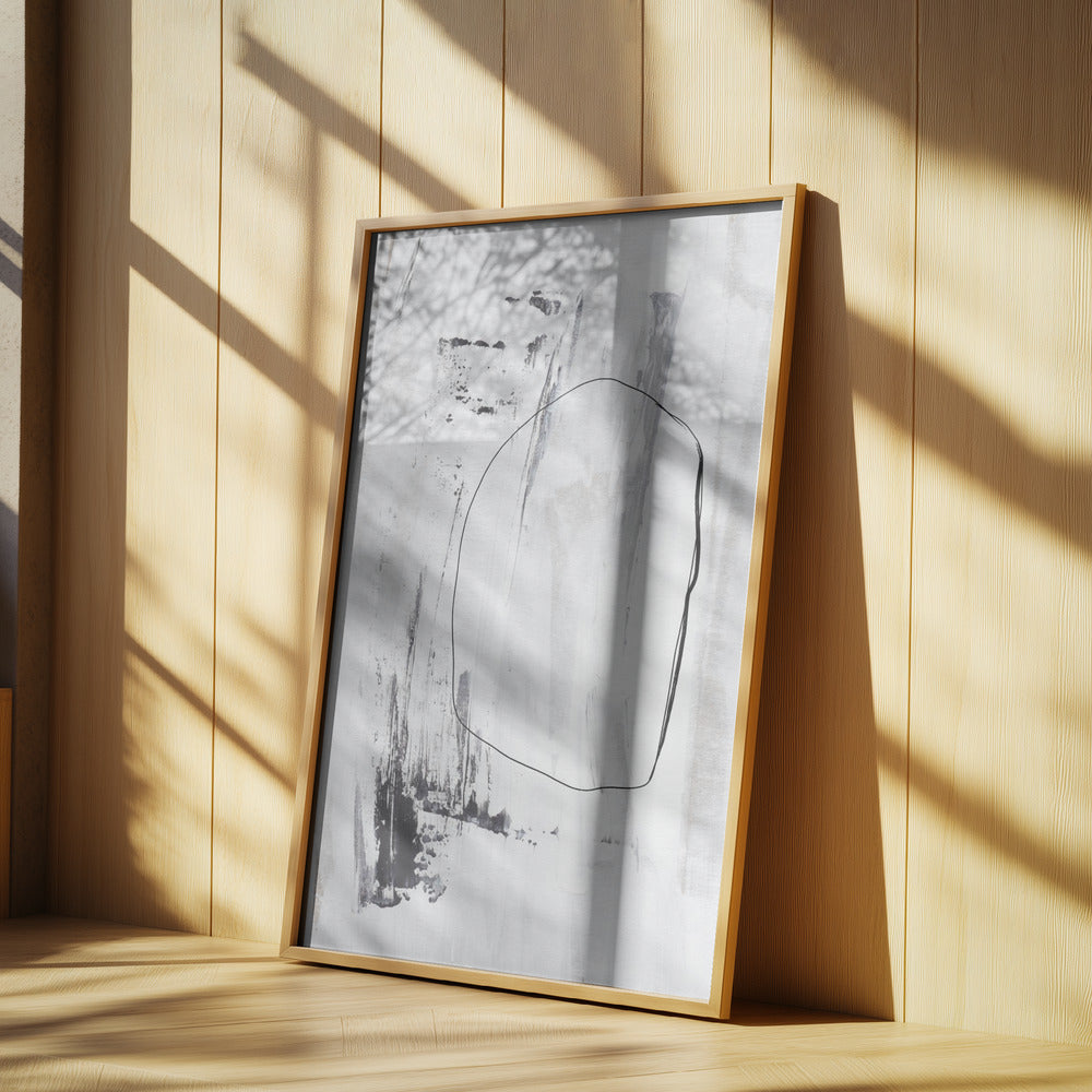 Svarta streck och en fin kontur | Poster