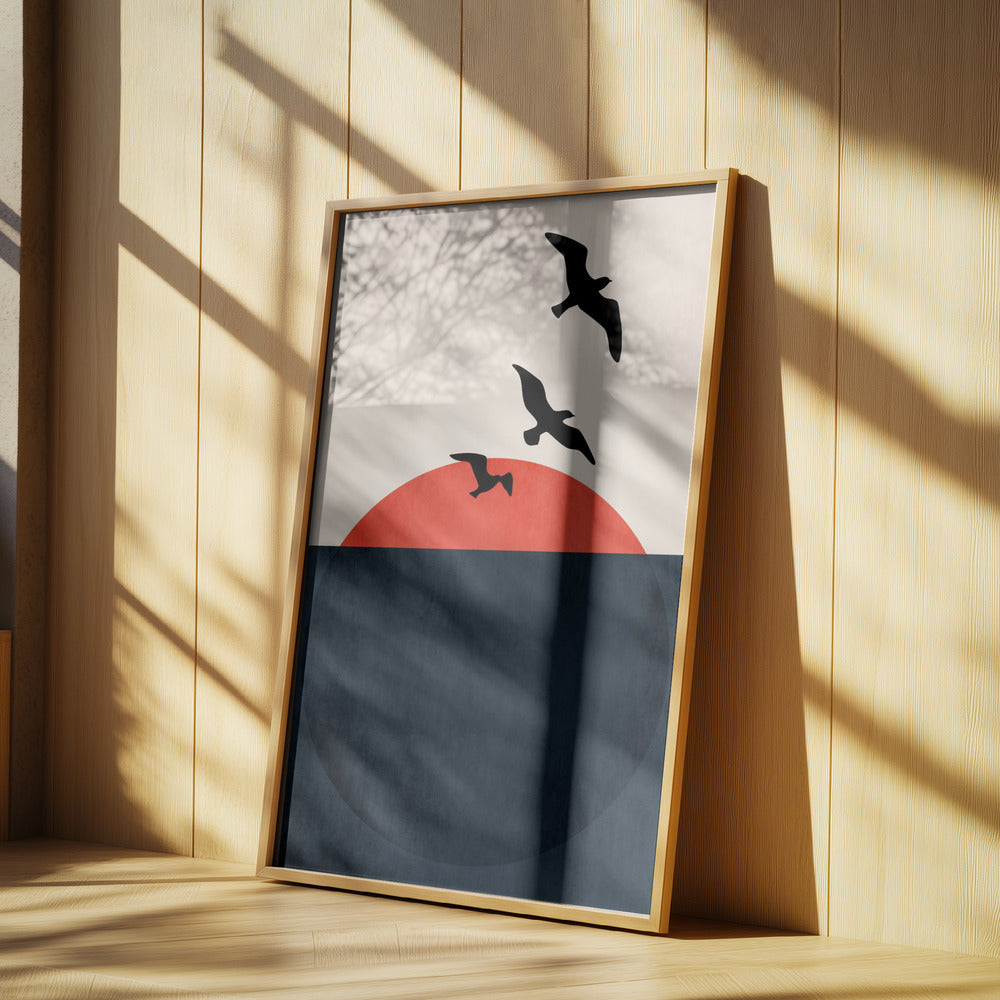 Sonnenuntergangsbrise | Poster