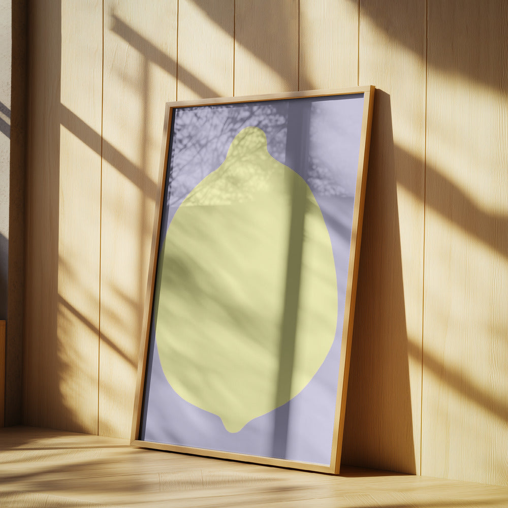 Citron på lavendel | Poster