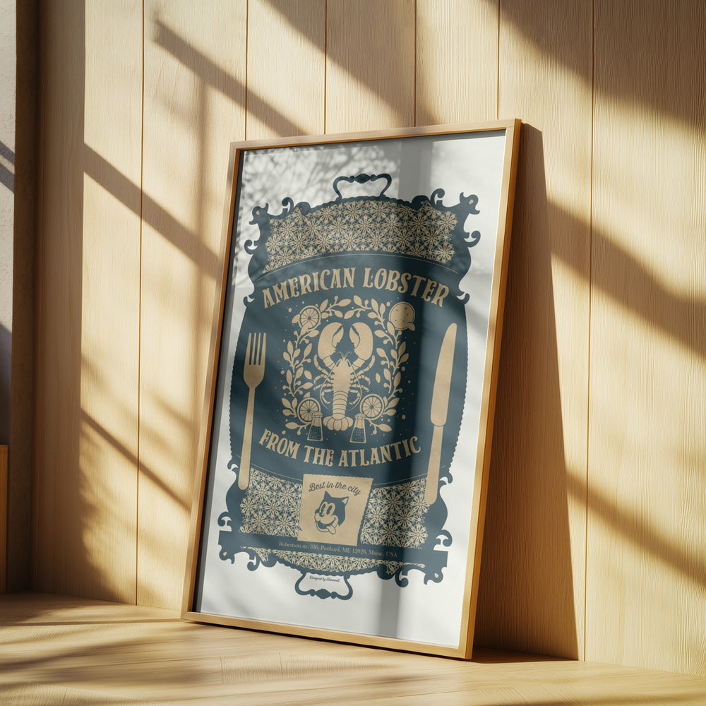 Barocktryck med hummer | Poster