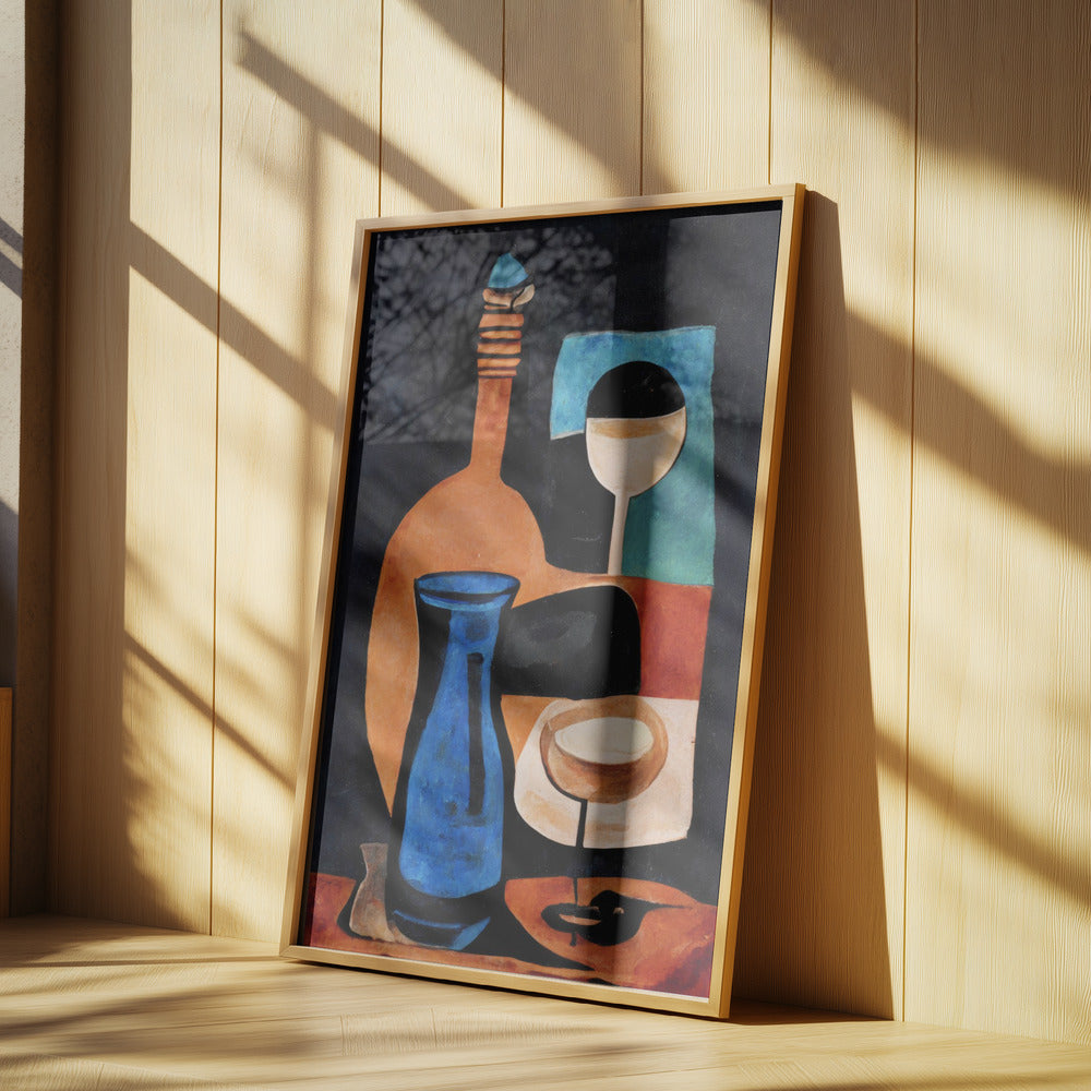 Stilleben med vin | Poster