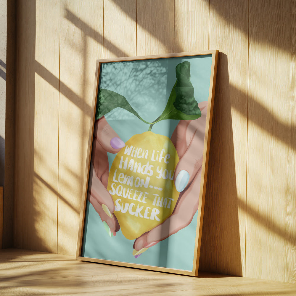 Pressa citronen | Poster
