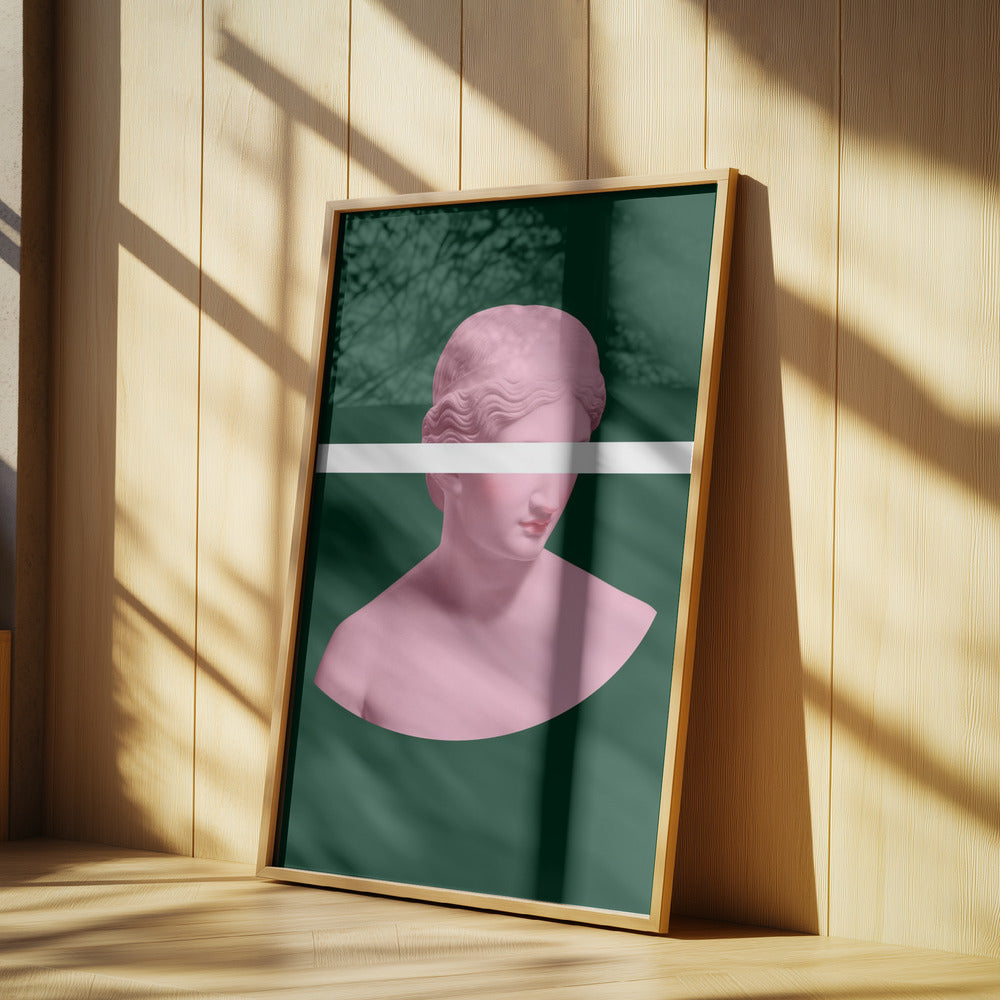 Rosa och grön Artemis | Poster