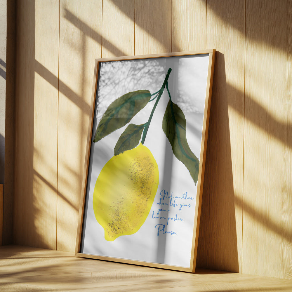 Citron Toppnoter | Poster