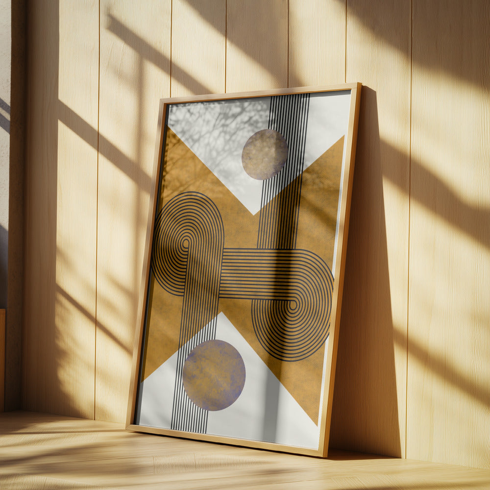 Textured Mid Century Composition 4 | Poster