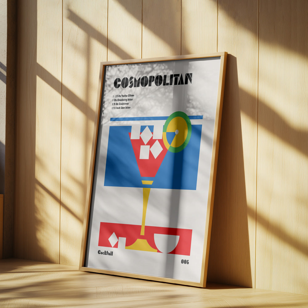Kosmopolitisk Bauhaus-cocktail | Poster