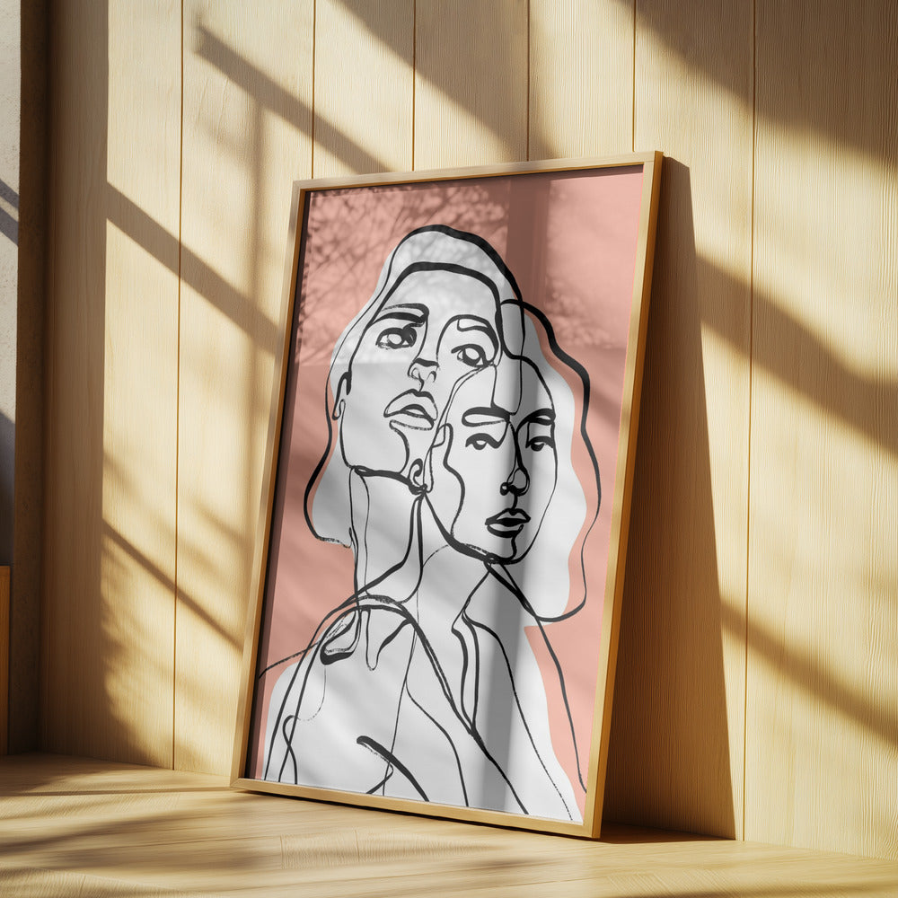 Sammanflätade ansikten | Poster
