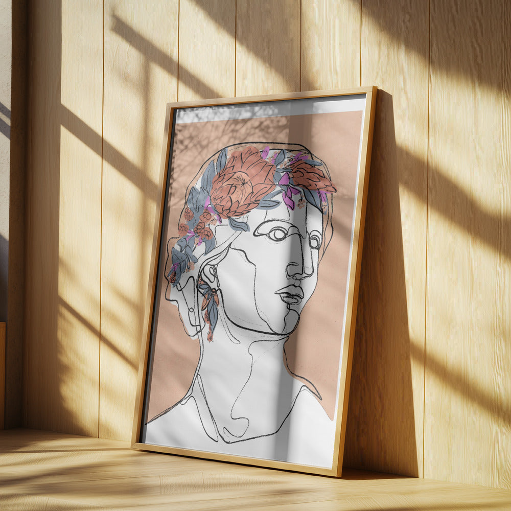 Blommig silhuett | Poster