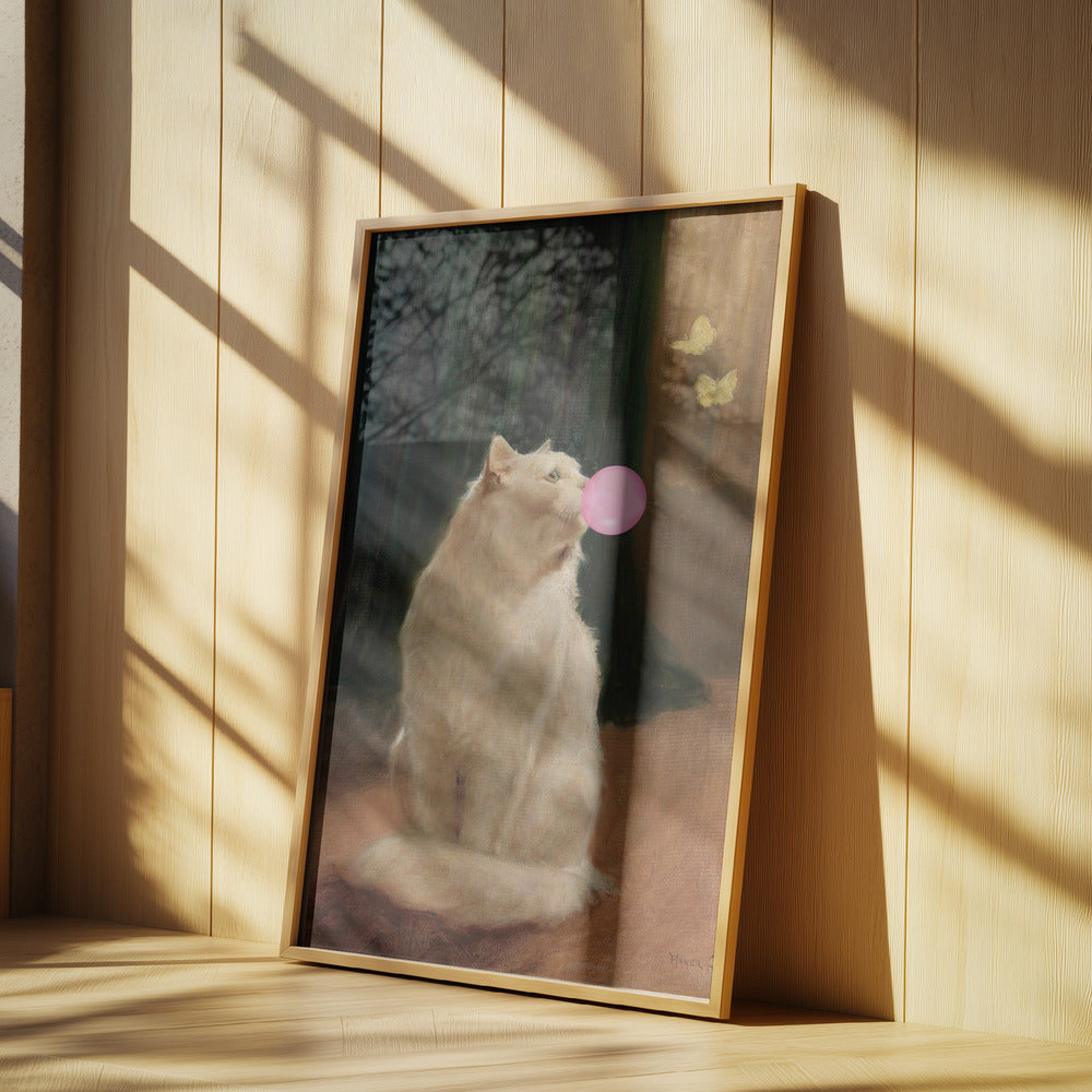 Tuggummi och katt | Poster