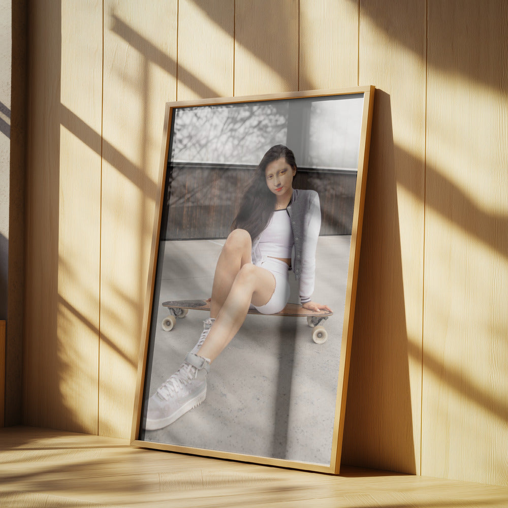 Skridskoåkare Monalisa | Poster