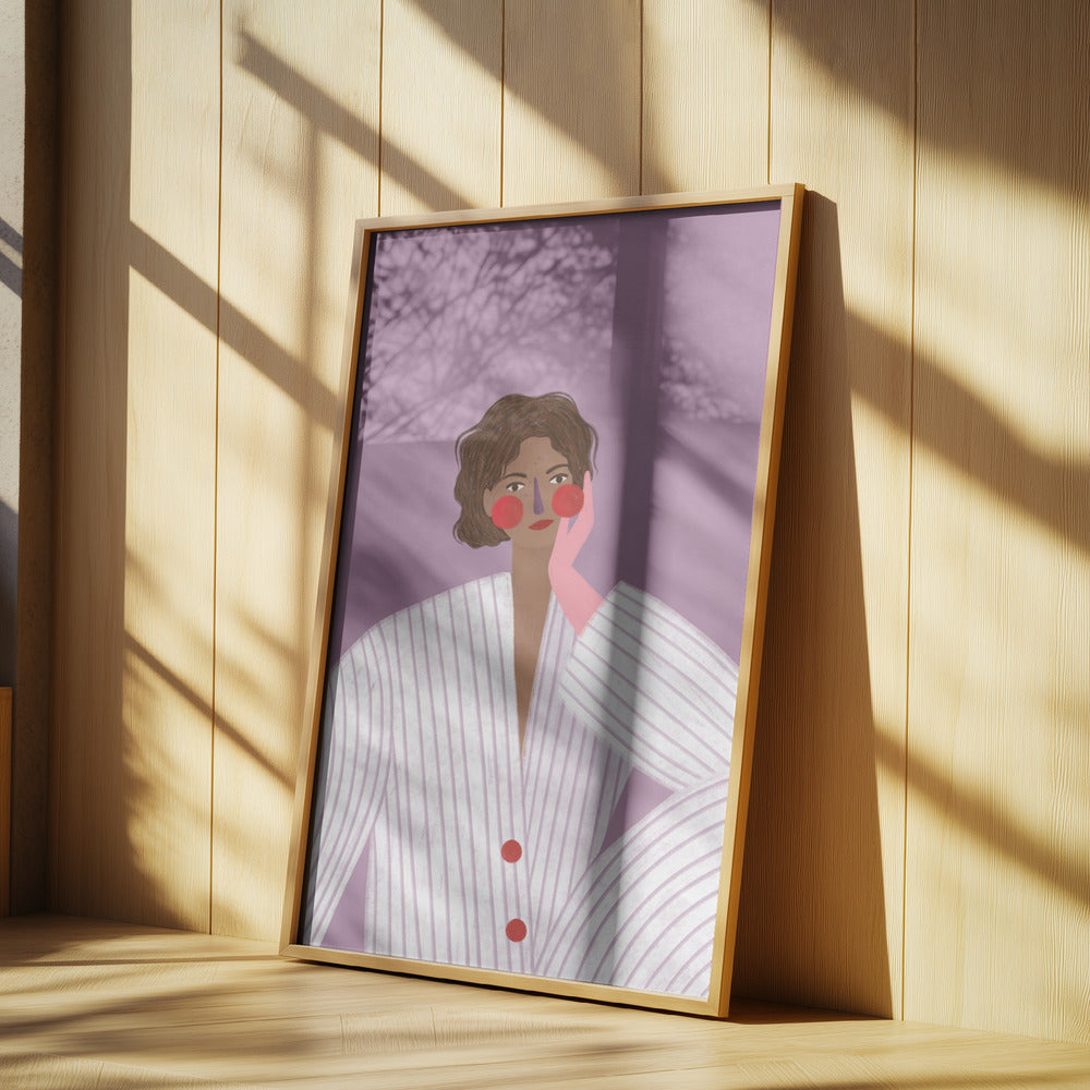 Kvinnan med den rosa handsken | Poster