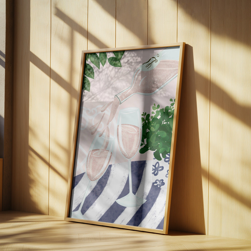 Mousserande rosé | Poster