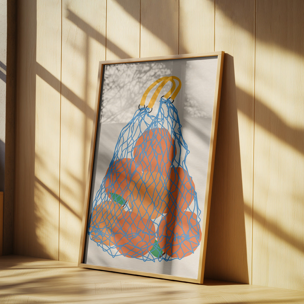 Orangen im Netzbeutel Update 24 | Poster