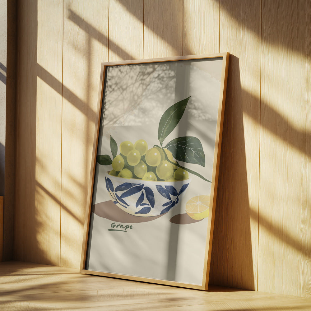 Skål med druvor | Poster