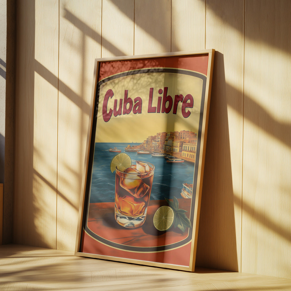 Cuba Libre Vintage Reklam | Affisch