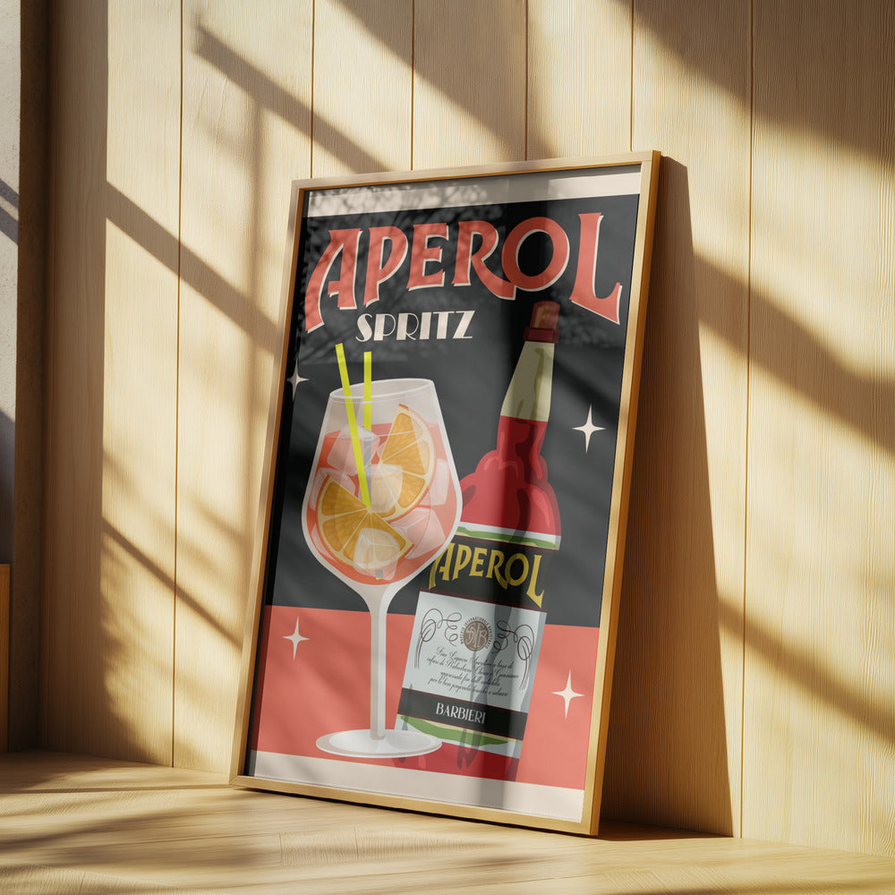 Aperol Spritz_Black | Poster