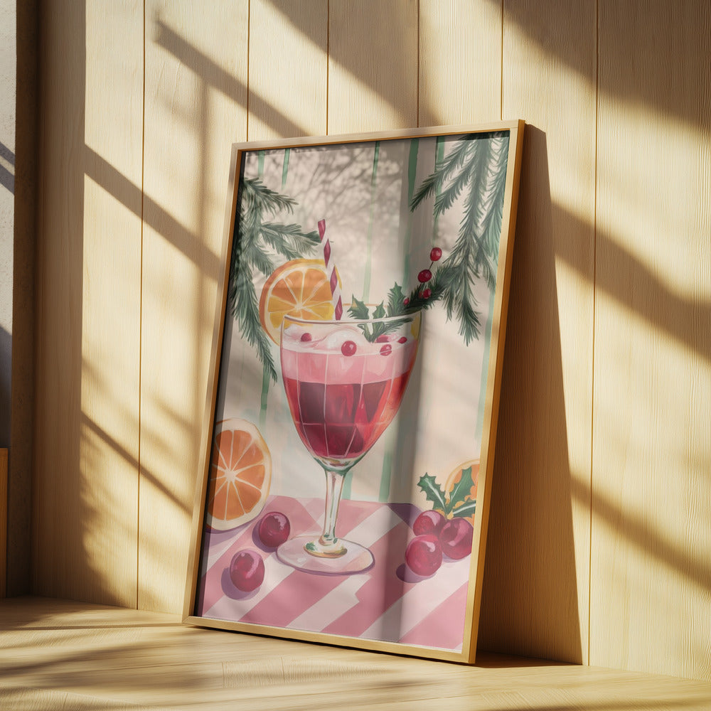 Julens röda cocktail | Poster