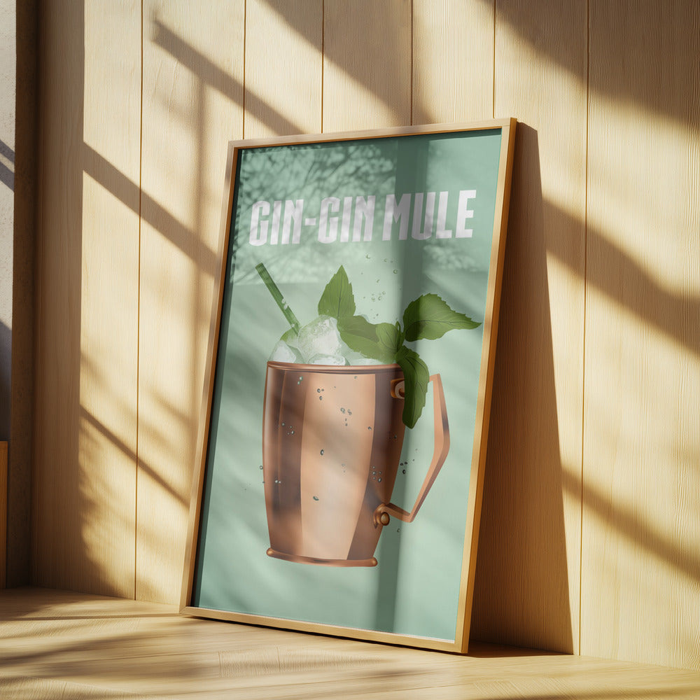 Gin Gin Mule Koppar | Poster