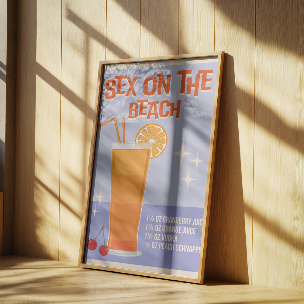 Sex på stranden | Poster